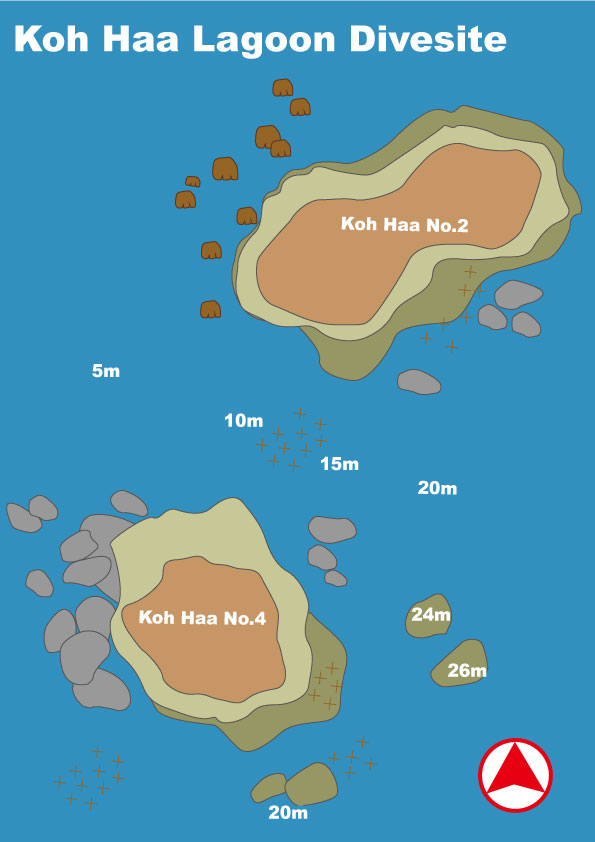 Image / Phuket (Southern Andaman) Diving Point Information / Koh Ha (Ha Island) / Koh Ha Lagoon (PC Image)