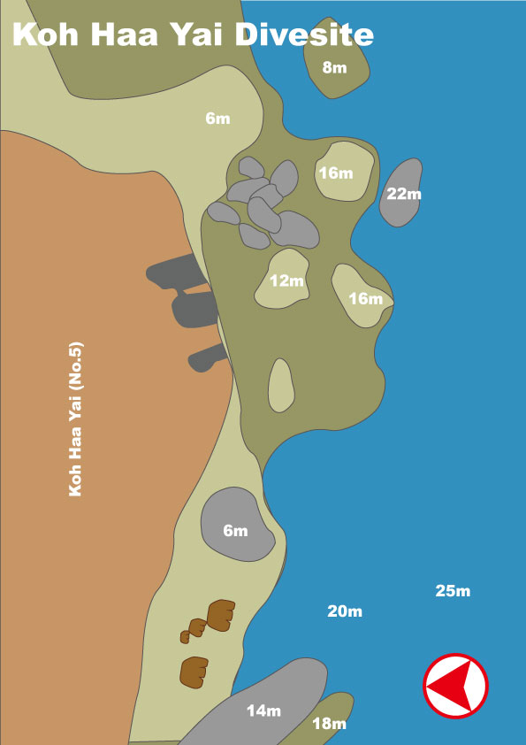 Image / Phuket (Southern Andaman) Diving Point / Koh Haa (Haa Island) / Koh Haa Yai (for desktop)