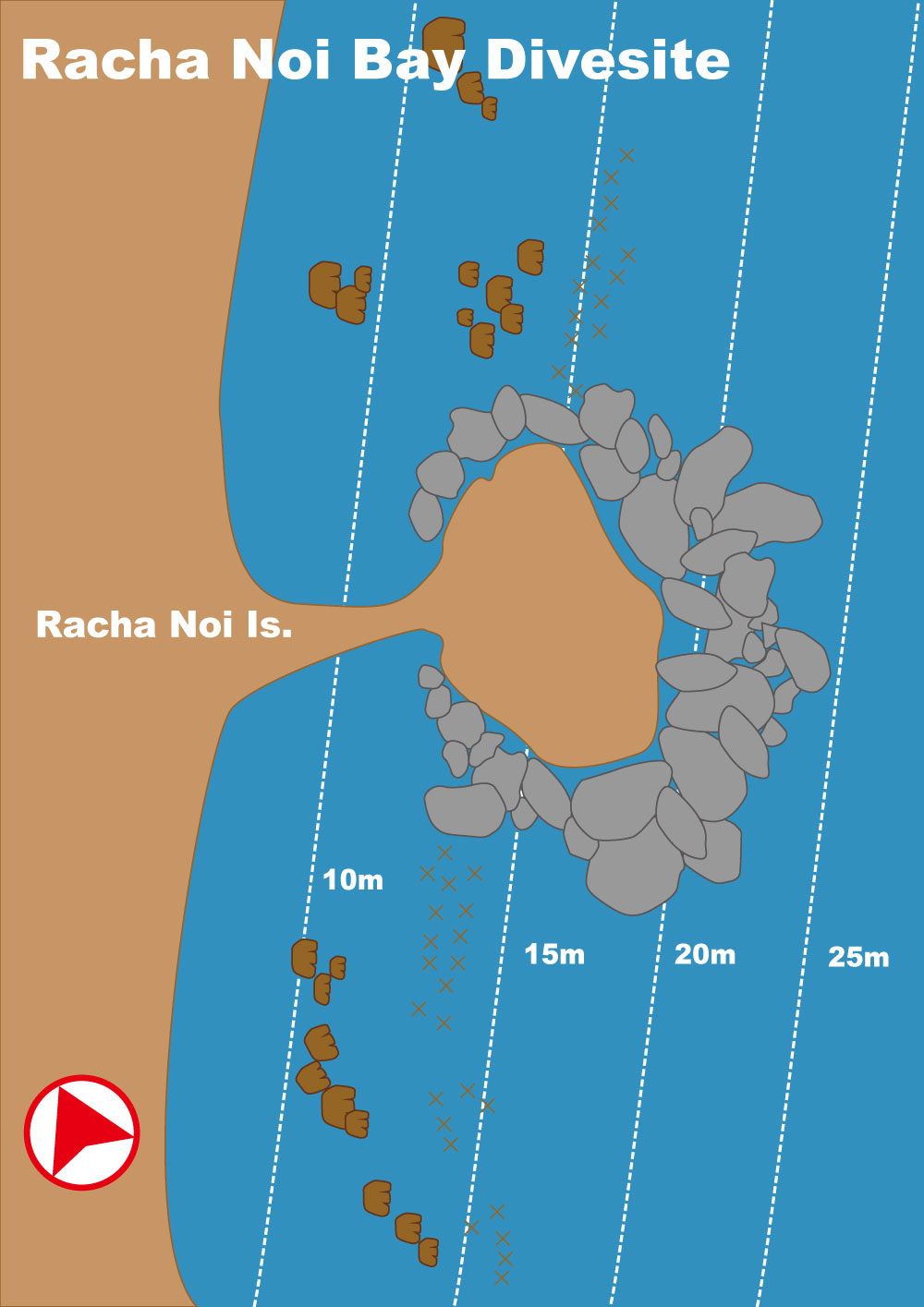 Image / Phuket Diving Site Map / Racha Noi Bay (PC)