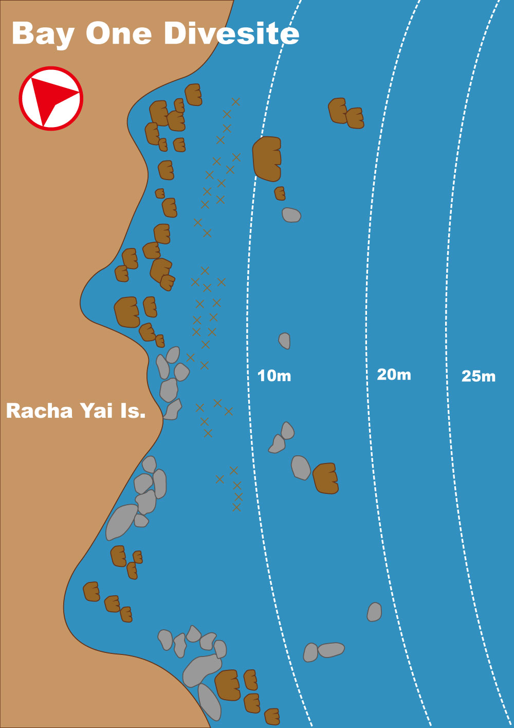 Image / Phuket Diving Spot Map / Bay One (PC)