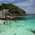 Sea around Kai Nok Island